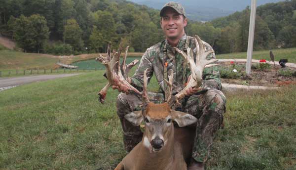 Trophy Whitetail Buck in Pennsylvania Scoring over 200 inches